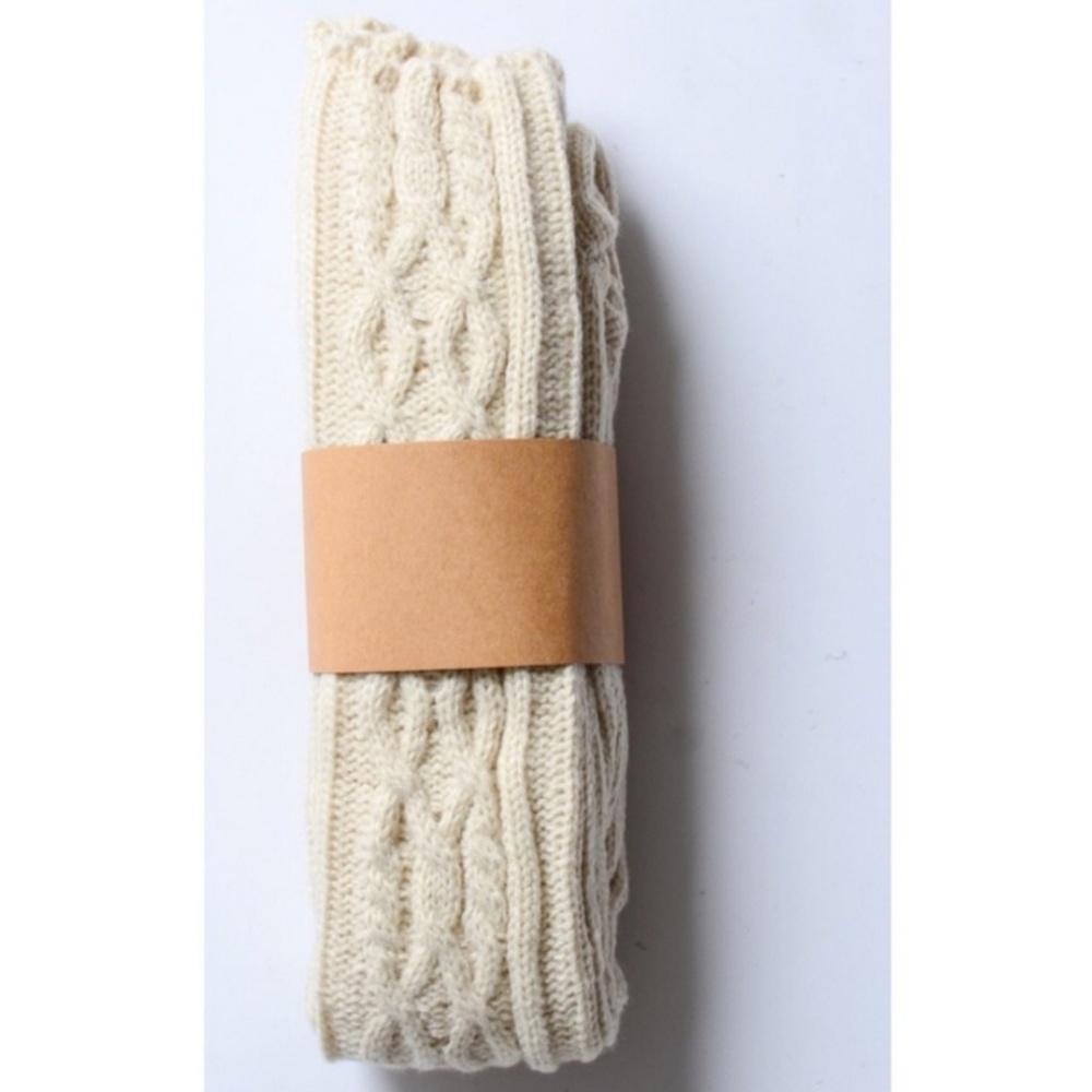 Last pair❄Cable Knit Over Knee Socks 1 size ft/mt - Picture 4 of 5